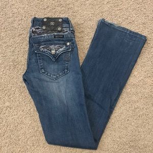 Miss Me bootcut jeans-like new!!